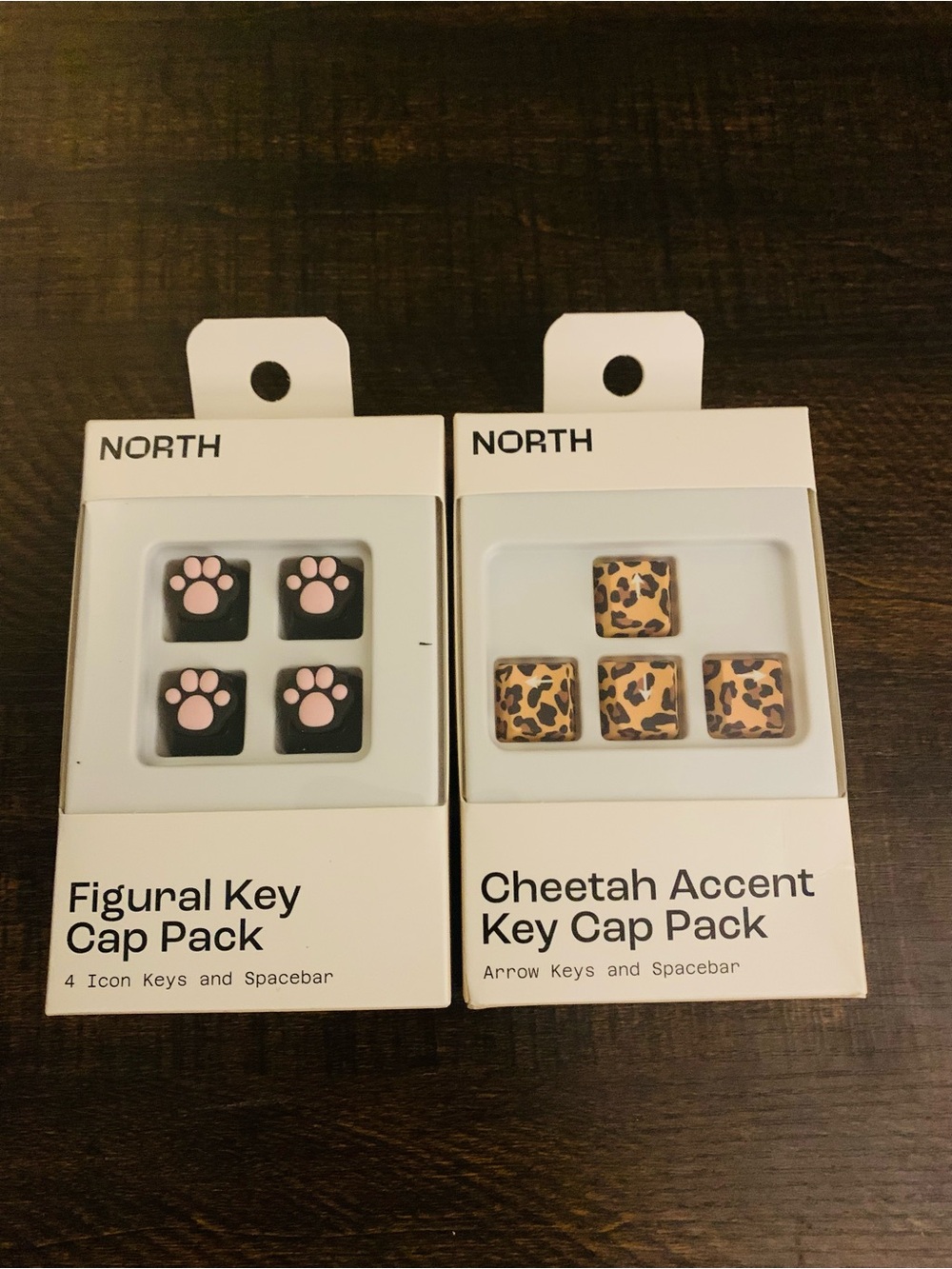 Cat Themed Paw & Cheetah Accent Key Cap Packs Brand New! (Kitten/Cats)